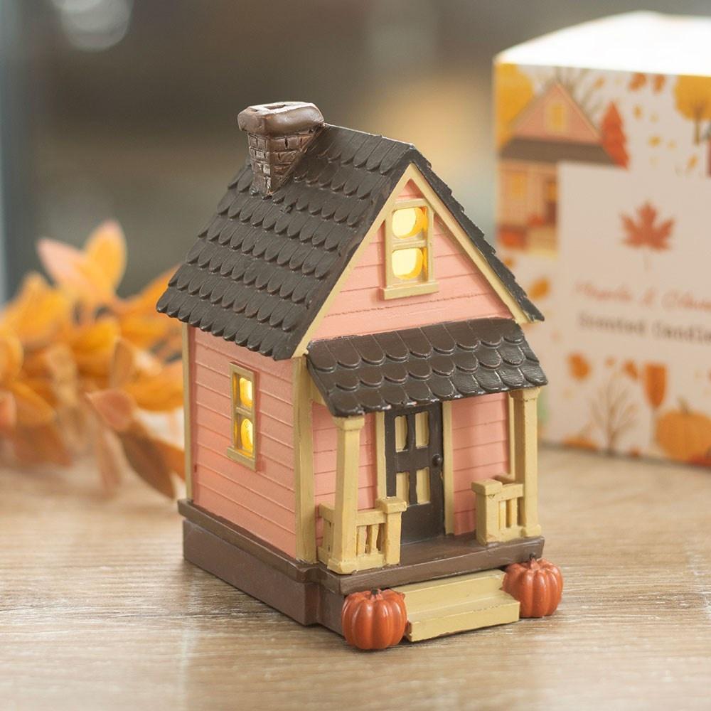 Something Different - Pink House LED Light Up Decoration Figurine - Multicolours